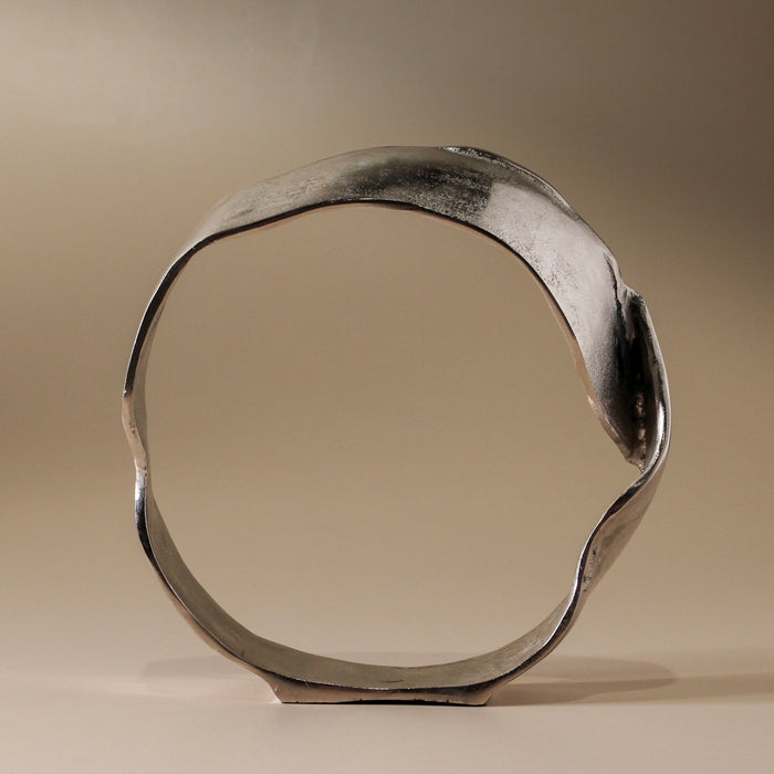 Lunar Sculpture Raw Nickel - Few and Far - Decorative Objects