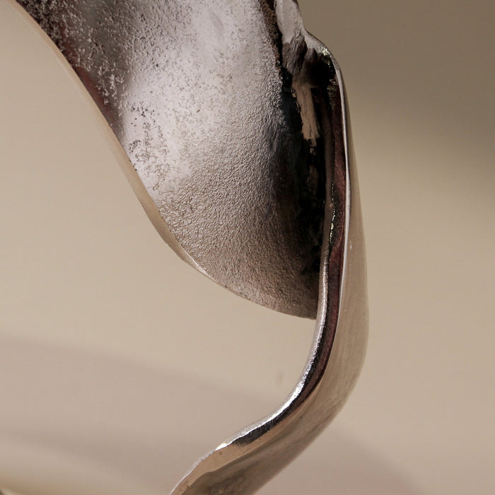 Lunar Sculpture Raw Nickel - Few and Far - Decorative Objects