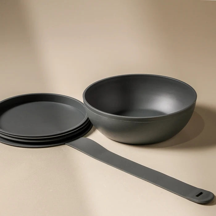 Lunch Bowl Plastic - Charcoal