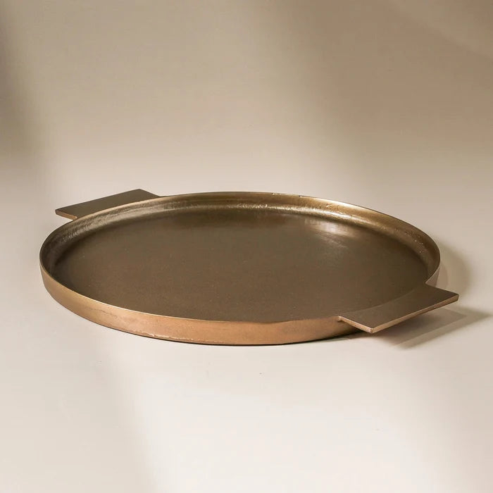 Lune Brass Tray - Few and Far - Decorative Trays