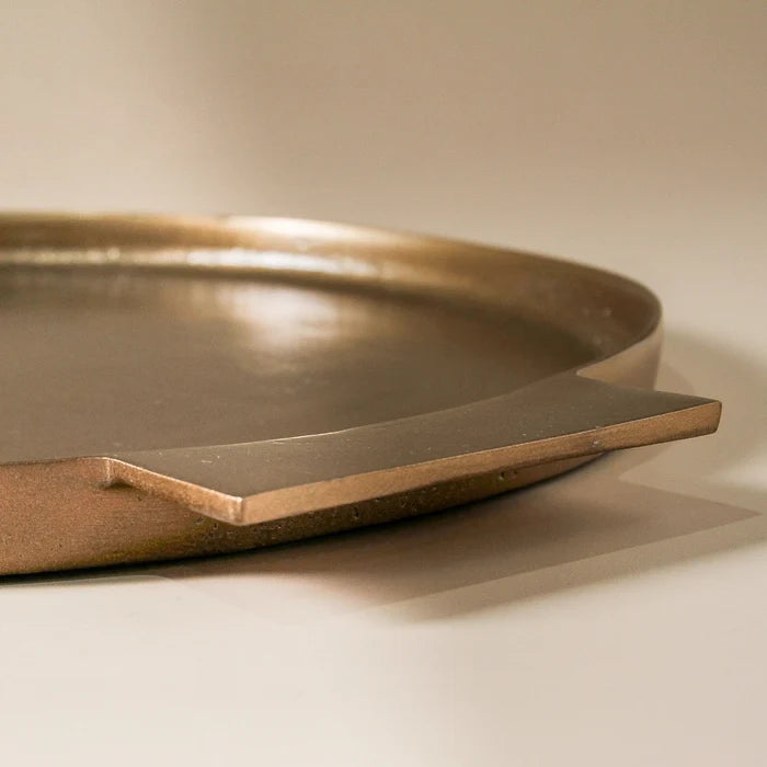 Lune Brass Tray - Few and Far - Decorative Trays