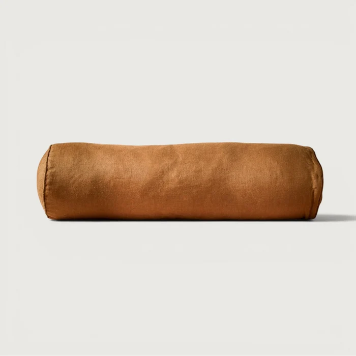 Mae Toffee Bolster Cushion 18x60cm