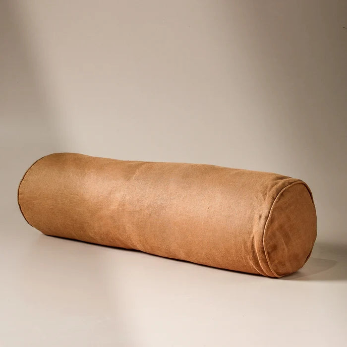 Mae Toffee Bolster Cushion 18x60cm