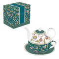 MAGIE D'ORIENT GREEN TĒJAS KOMPL. TĒJKANNA 350ML, KRŪZE 350ML AR APAKŠTASI, PORCELĀNS, DĀVANU KASTĒ