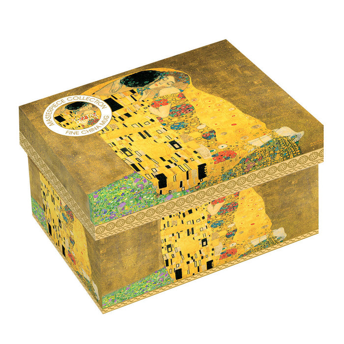 MASTERPIECE KLIMT THE KISS KRŪZE 300ML, PORCELĀNA, DĀVANU KASTĒ