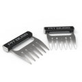 Pit Boss BBQ Meat Claws, stainless steel with black handle and grey Pit Boss logo for grilling and smoking