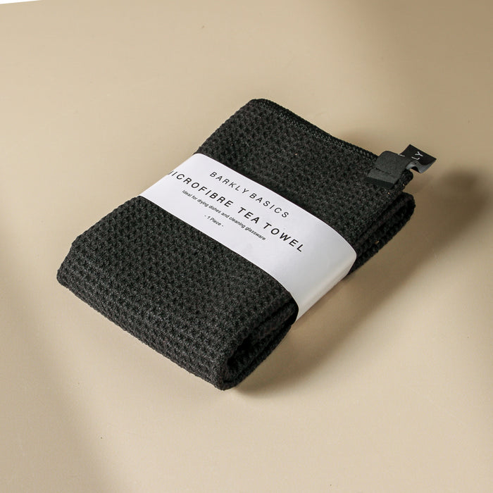 Microfibre Tea Towel - Black