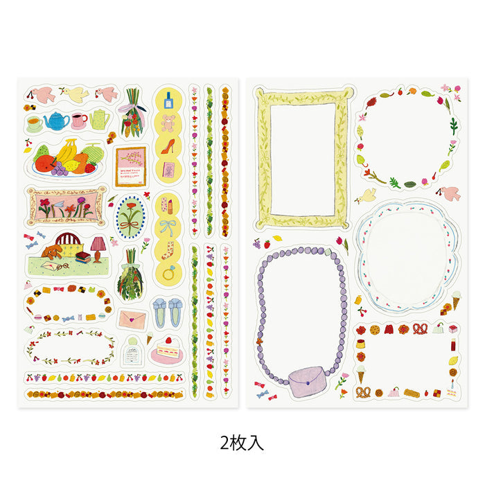 Midori Yuru Log Stickers - My Life