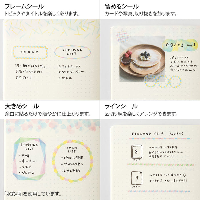 Midori Yuru Log Stickers - My Life