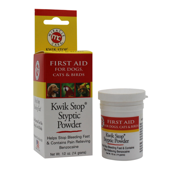 Miracle Care's Kwik Stop Pet Styptic Powder, .5 oz