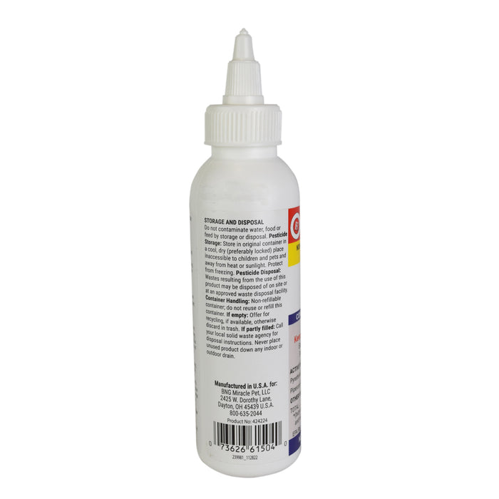 Miracle Care's R7M 4 oz. Ear Mite Treatment for dogs and cats over 12 weeks old.