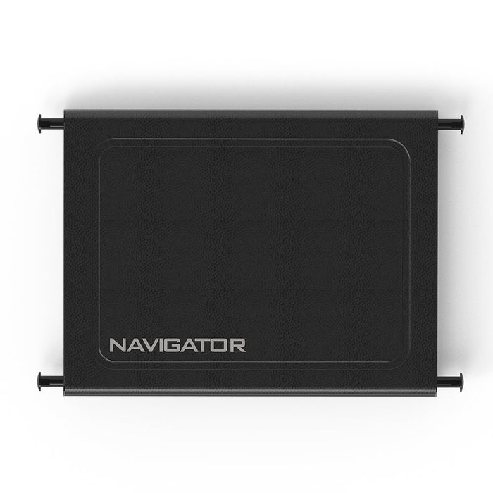 Modular Front Shelf. Navigator name logo on right corner.