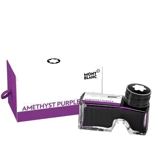 This is the Montblanc Amethyst Purple Ink Bottle.