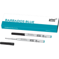 A single Barbados blue refill for Montblanc ballpoint pens.