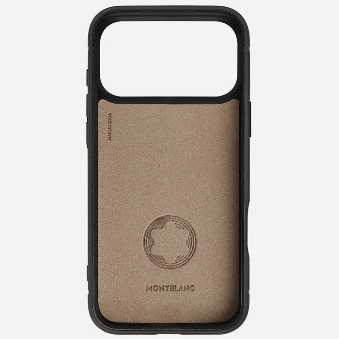 Inside the Black Extreme 3.0 Leather 2CC Hardshell Case for iPhone 17 Pro Max.