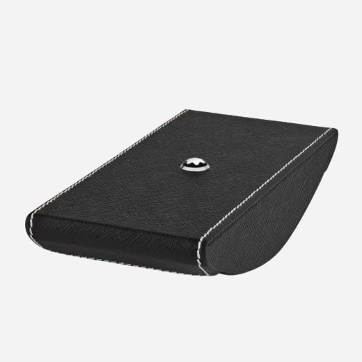 Side view of the Black Leather Blotter.