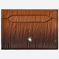 The Corteccia Sfumato Fauve Leather 5CC Card Holder by Montblanc.