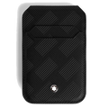 This Extreme 3.0 3CC Black Leather MagSafe Card Holder by Montblanc works with any magsafe case so you can keep your cards together with your phone.