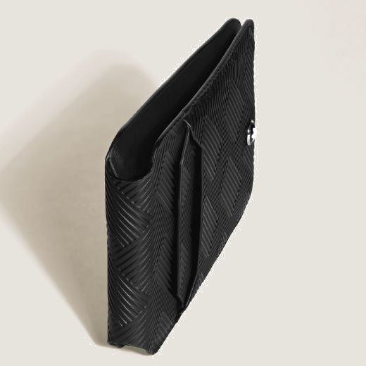 You'll find 3 card slots on this Montblanc Extreme 3.0 3CC Black Leather MagSafe Card Holder.