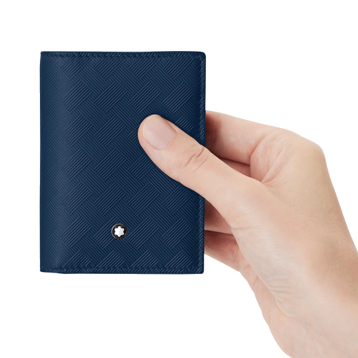 Montblanc's Extreme 3.0 4CC Ink Blue Card Holder has slip pockets.