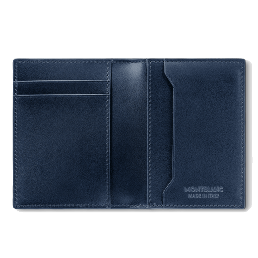 This Extreme 3.0 4CC Ink Blue Card Holder by Montblanc comes in a gift box with a dust bag.