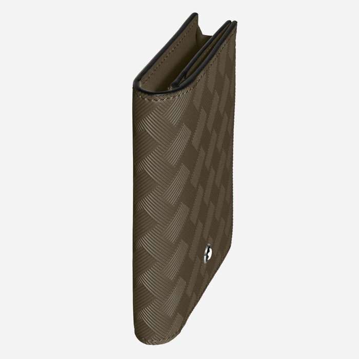 Side view of the Extreme 3.0 Khaki Leather 4CC Card Holder.