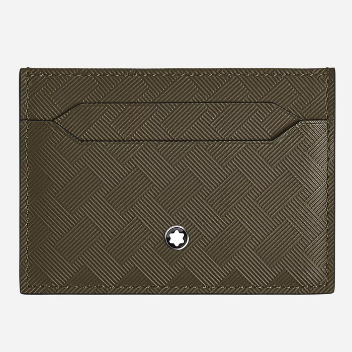 The Extreme 3.0 Khaki Leather 5CC Card Holder by Montblanc.