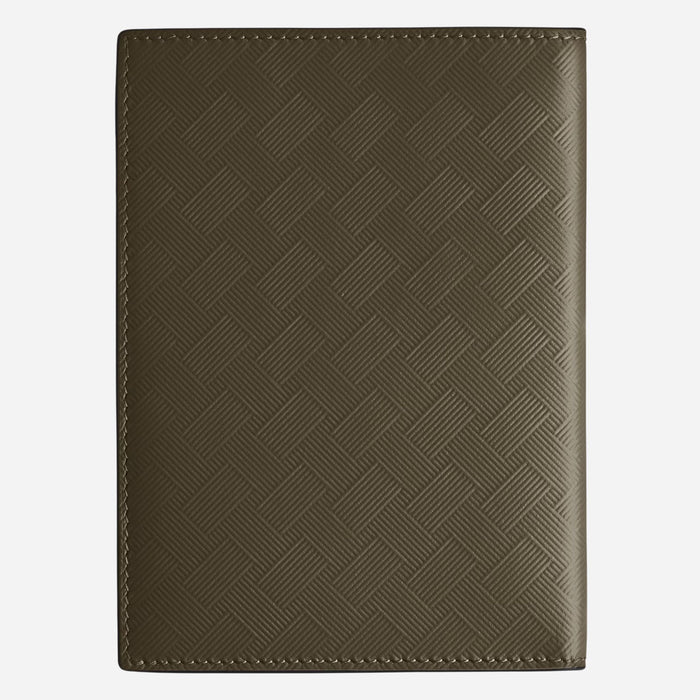 Back view of the Extreme 3.0 Khaki Leather Passport Holder.