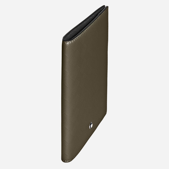 Side view of the Extreme 3.0 Khaki Leather Passport Holder.