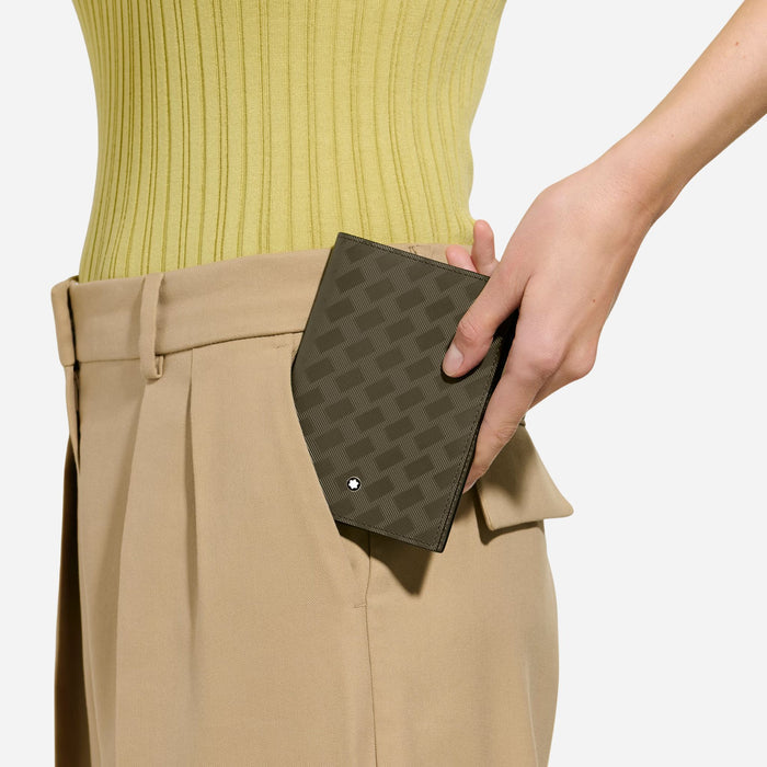 The Extreme 3.0 Khaki Leather Passport Holder by Montblanc.