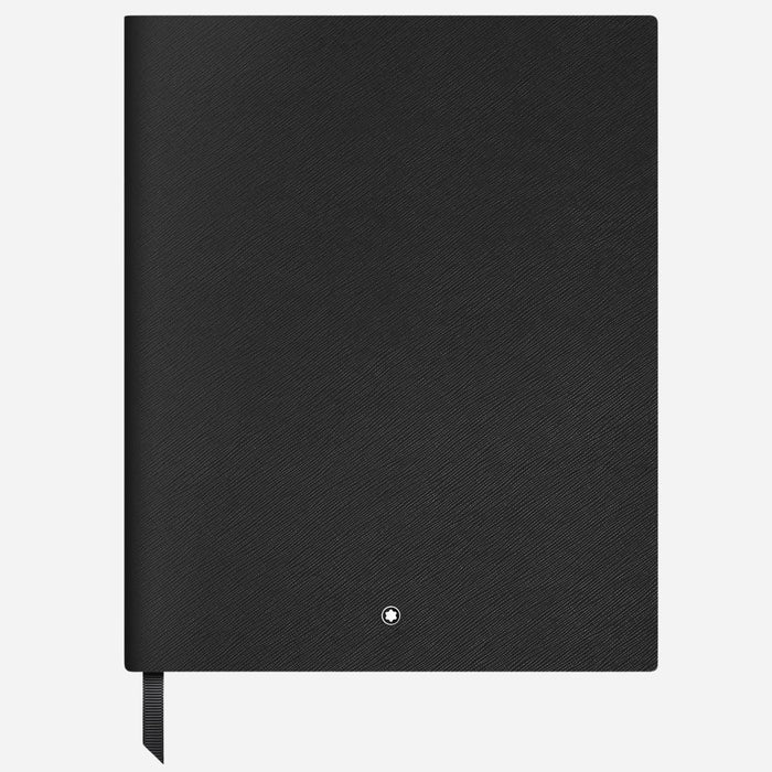 The Fine Stationery Large Black Sartorial Leather Notebook with Squared Pages by Montblanc.