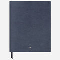 The Fine Stationery Large Ink Blue Sartorial Leather Notebook with Lined Pages by Montblanc.