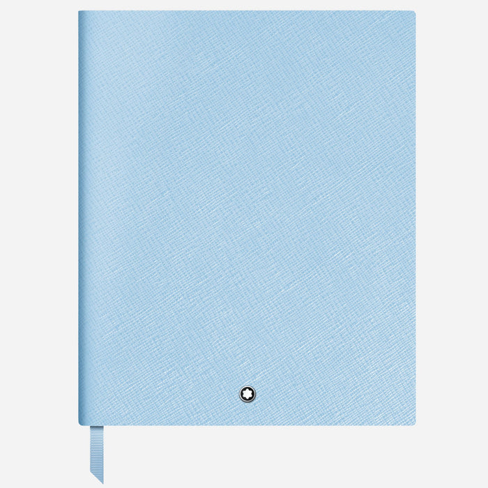 The Fine Stationery Large Pale Blue Sartorial Leather Notebook with Lined Pages by Montblanc.