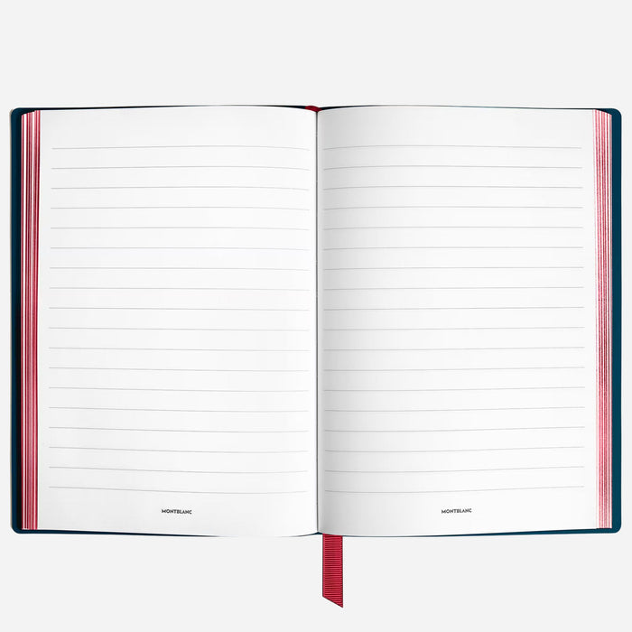 Inside the Fine Stationery Medium Romeo & Juliet Green Notebook with Lined Pages.