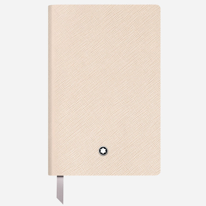 The Fine Stationery Small Cloudy Beige Sartorial Leather Notebook with Lined Pages by Montblanc.