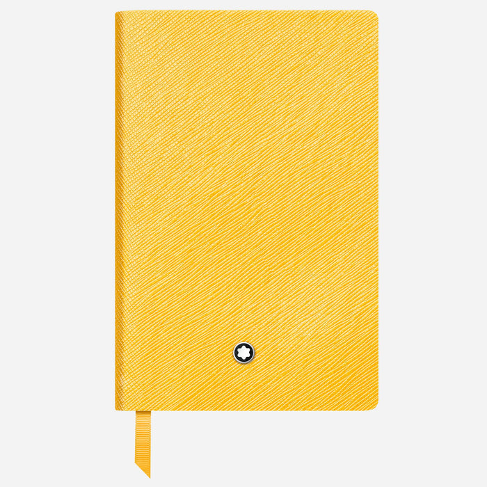 The Montblanc Fine Stationery Small Modena Yellow Sartorial Leather Notebook with Lined Pages by Montblanc.
