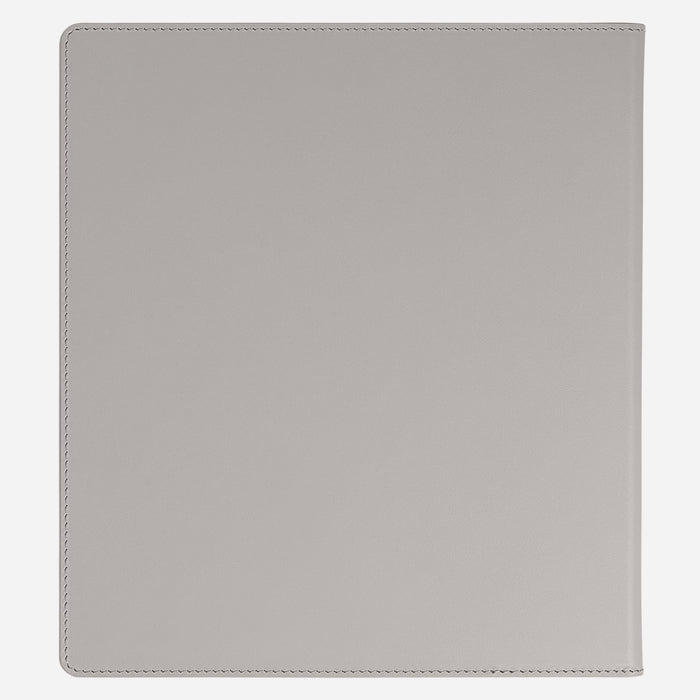 Back view of the Grey Leather Digital Paper Folio.