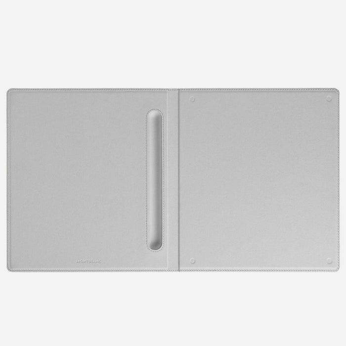 Inside the Grey Leather Digital Paper Folio.
