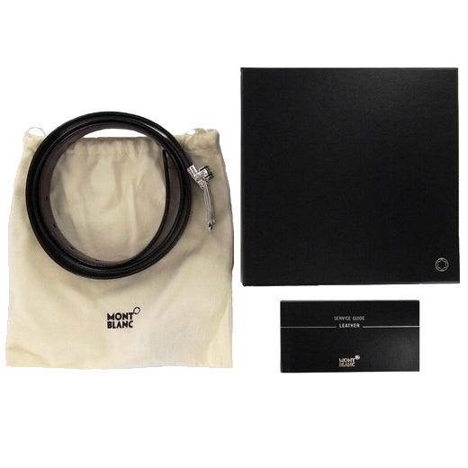 Every Montblanc leather belt we supply comes presented in its own Montblanc gift box.