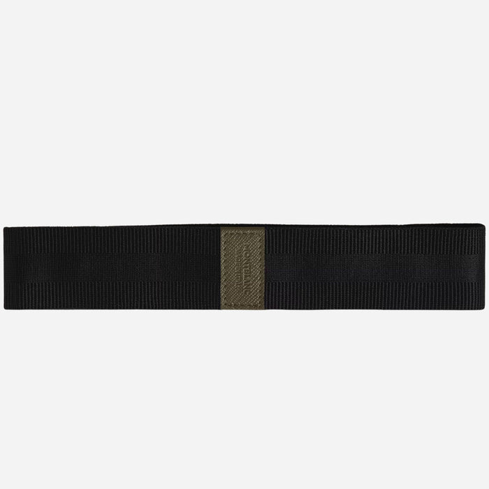 Back view of the Khaki Sartorial Leather 1-Pen Loop with Elastic Strap.