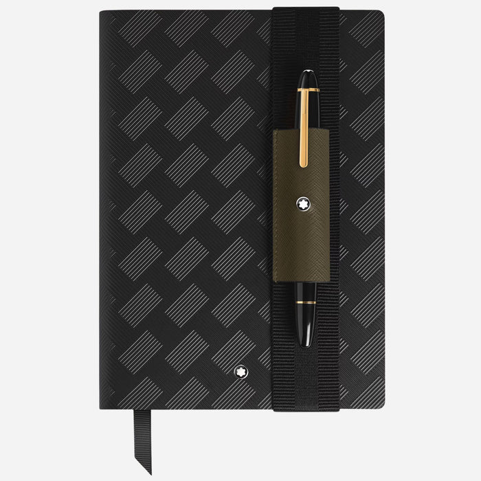 The Khaki Sartorial Leather 1-Pen Loop with Elastic Strap by Montblanc.