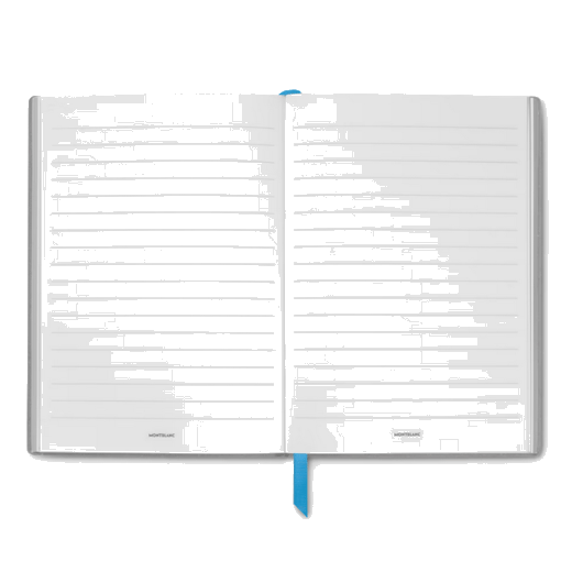 This Maria Callas Muses #146 Lined Notebook, Blue by Montblanc has an eye design which is cleverly done around the snowcap emblem as the pupil of the eye.