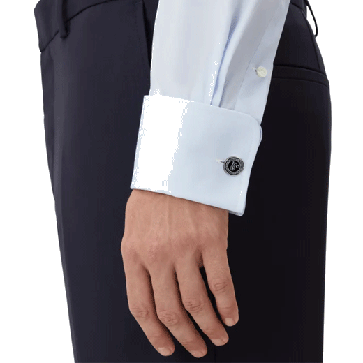 These Meisterstück 100 Years Stainless Steel Cufflinks by Montblanc will look great for a special occasion but are subtle enough for everyday wear.