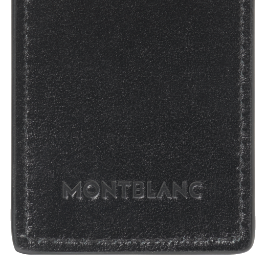 This Meisterstück Black Leather 2 Pen Pouch comes in a branded Montblanc gift box and a dust bag with a drawstring top.