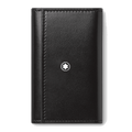Montblanc's Meisterstück Black Leather Key Case is made out of smooth leather.