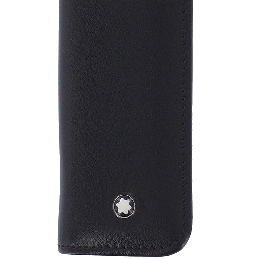This Montblanc single pen pouch comes with the logo on the front.