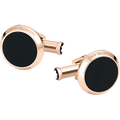 These cufflinks from Montblanc are made from stainless steel.