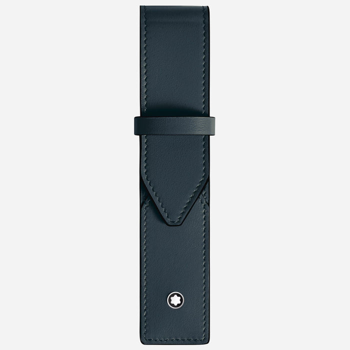 The Meisterstück Velvet Blue Envelope 1-Pen Pouch by Montblanc.