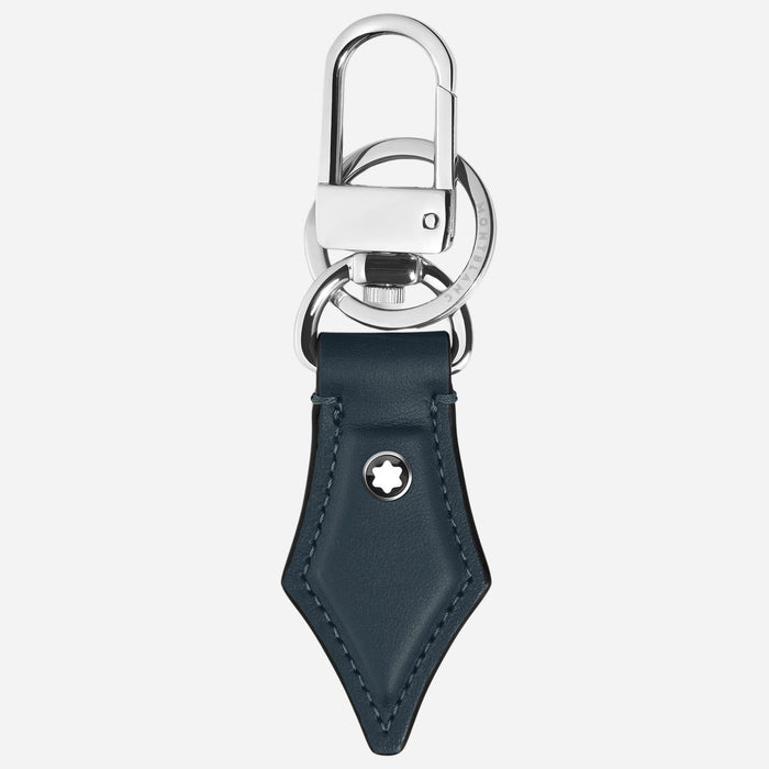 The Meisterstück Velvet Blue Leather Nib Key Holder by Montblanc.