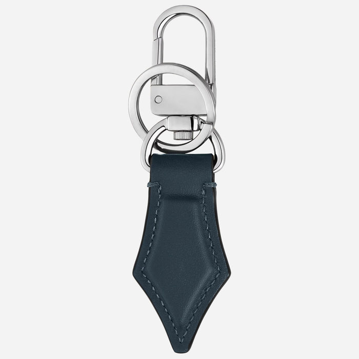 Back view of the Meisterstück Velvet Blue Leather Nib Key Holder.